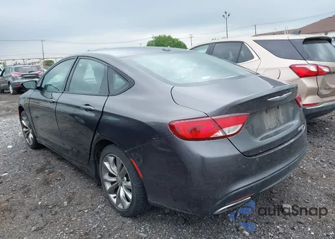 2015 Chrysler 200 S from USA, damaged, VIN 1C3CCCBB3FN652633